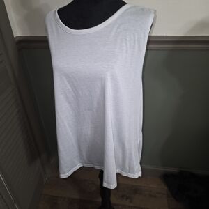 Nike Women's White Muscle Tank